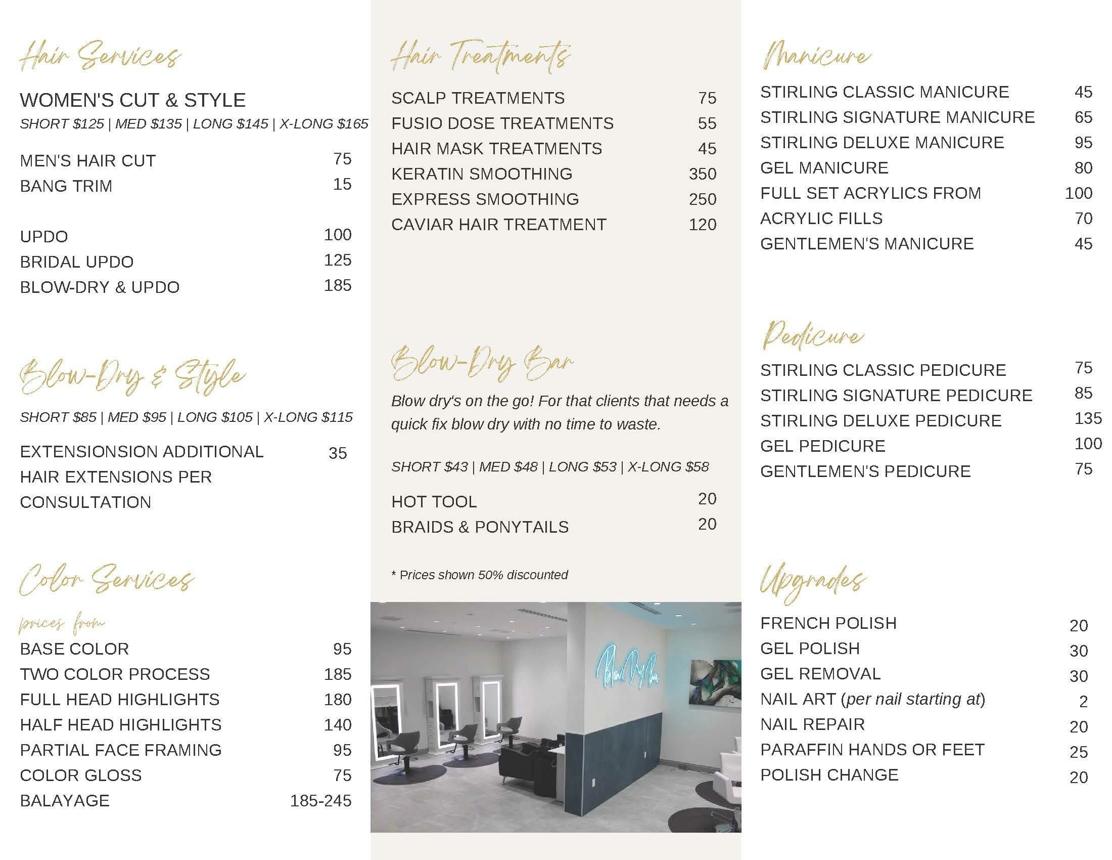 Salon Brochure